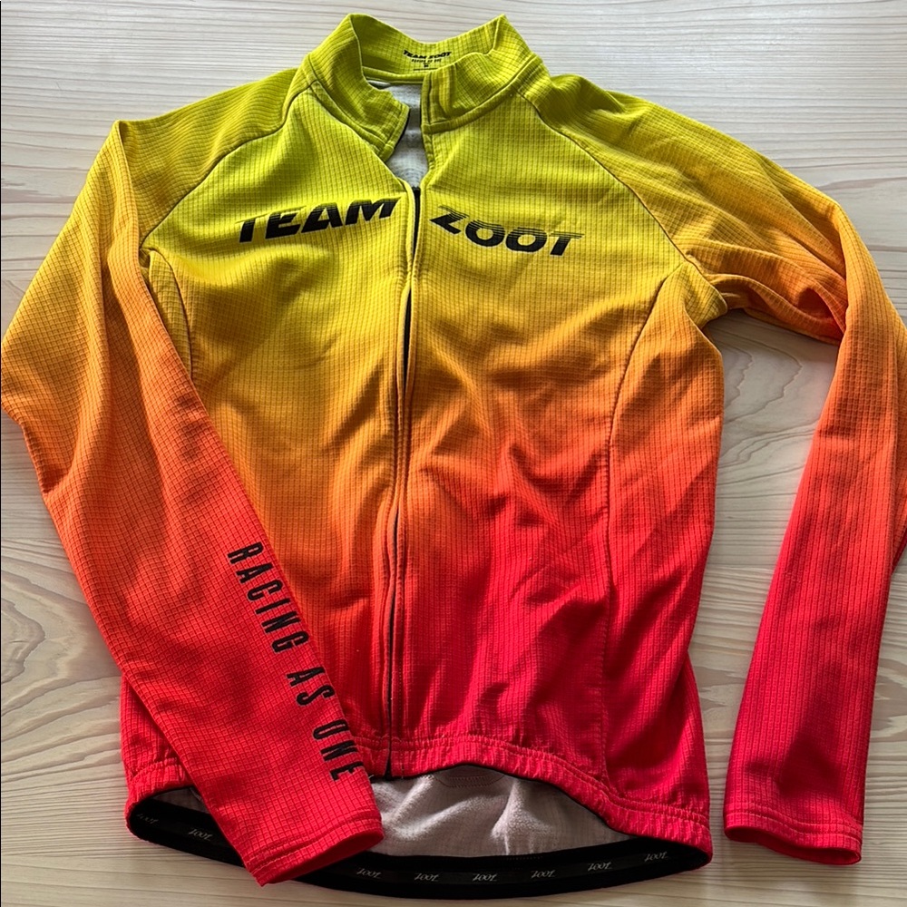 Zoot Yellow and Red Cycling Jersey